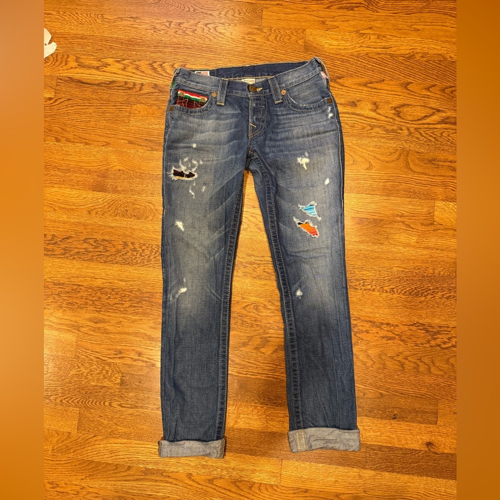True Religion Brianna Serape Jeans - Size 24